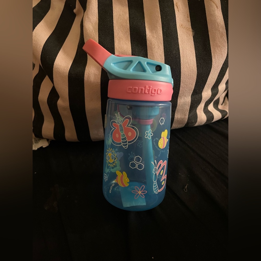 Contigo Kids Aqua Bottle with Butterfly and Bee Design